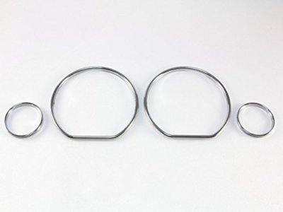 Chrome Dashboard Dial Gauge Ring Set For VW Golf Jetta Vento MK3 / Polo 6N