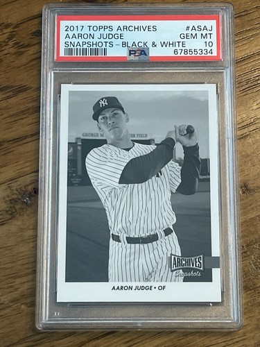 Aaron Judge [Black & White] #AS-AJ 2017 Topps Archives Snapshots card