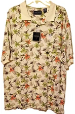 Ocean Pacific Mens XXL Short Sleeve Pullover Shirt PARADISE COVE NWT