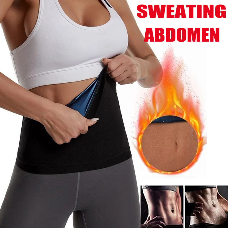 Sweat Band & Waist Trainer for Stomach and Lower Belly - Sauna Waist Amazon.com: BODYSUNER Waist Trainer for Women Belly Fat  main image 3