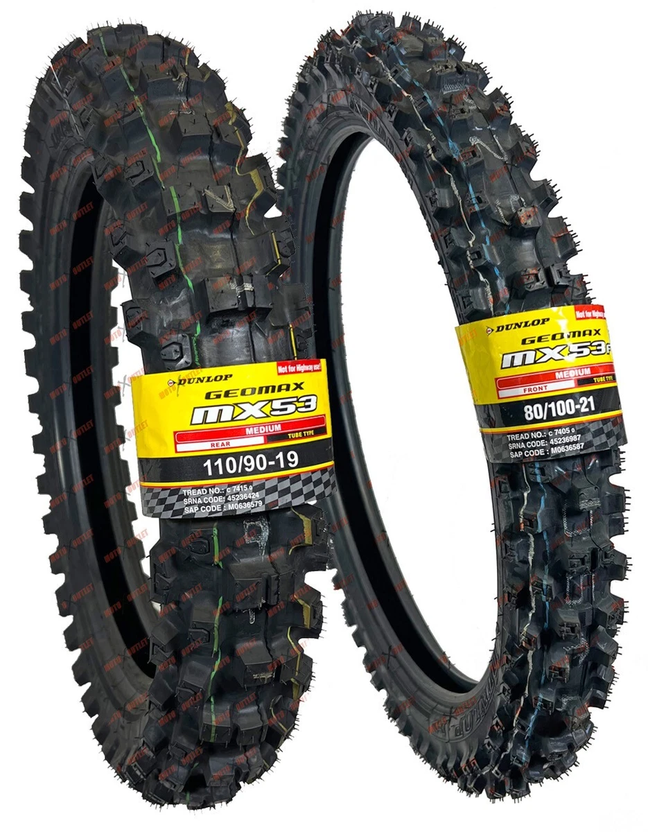 25+ Dunlop Front & Rear Wheel (Set) Motorcycle & Scooter Tires for