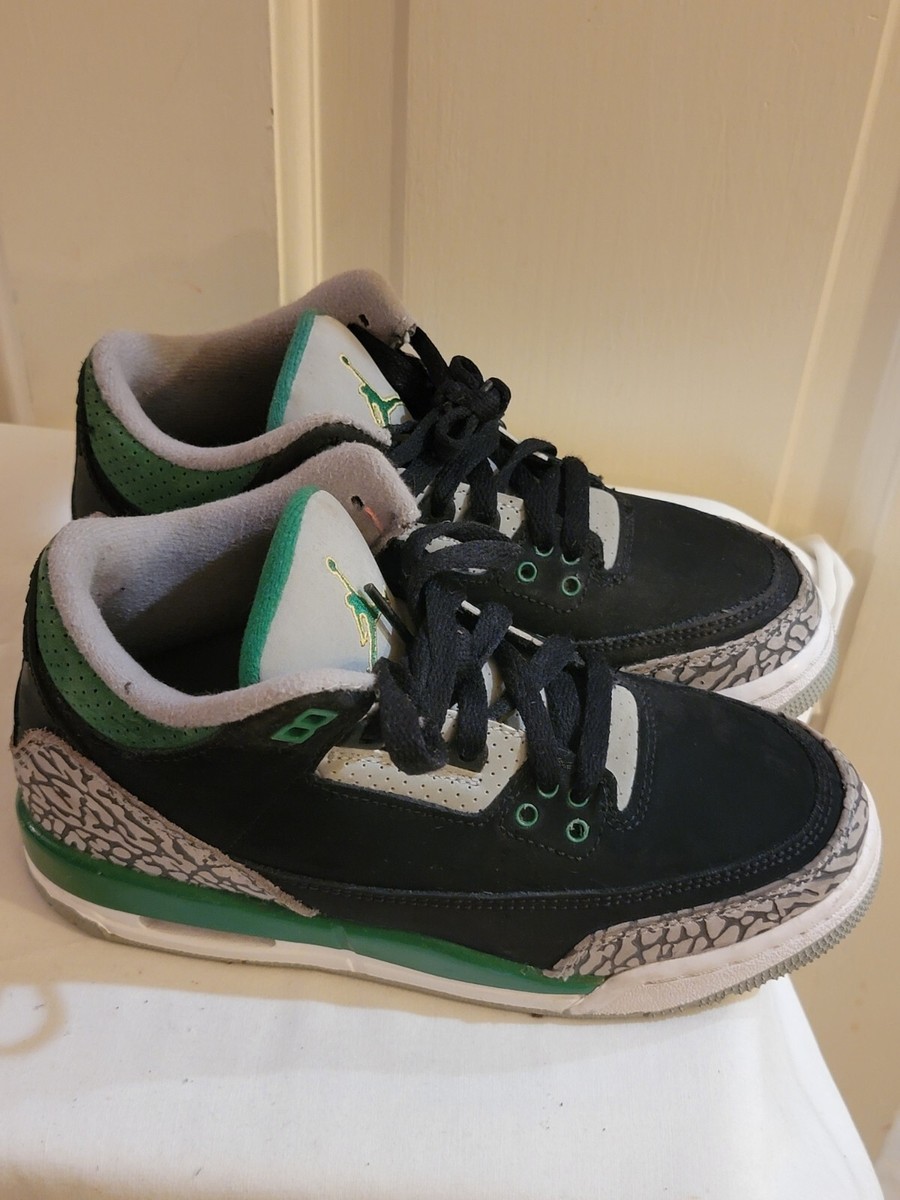 Air Jordan 3 10.5 US ブラック/グリーン 🔥 Rare Air Jordan 3 Retro Golf Green Black Size 10.5 Brand