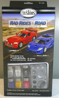 TESTORS RAD RIDES 1/32 MODEL KIT VIPER GTS-R SALEEN UNASSEMBLED +PAINTS 4032 NEW
