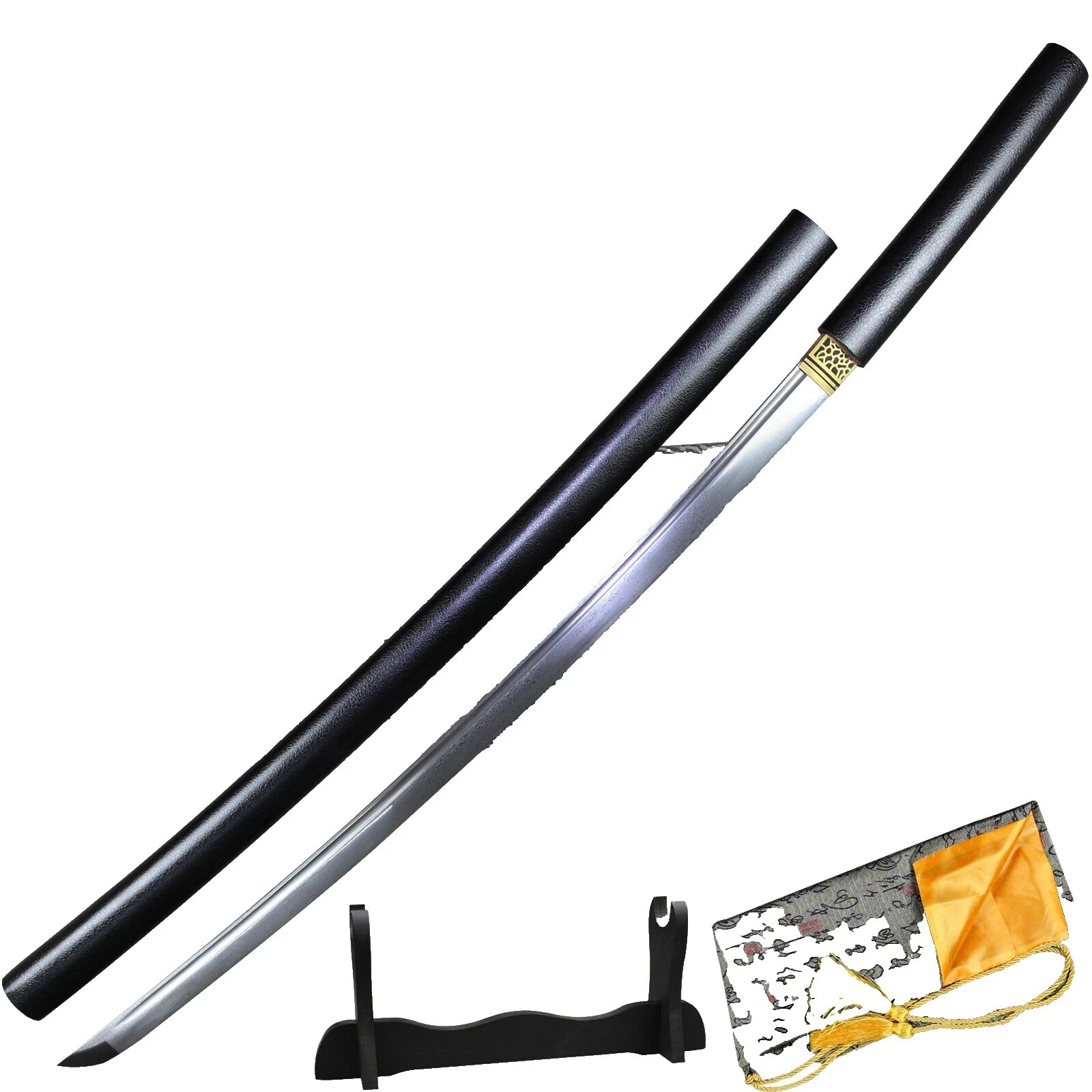 Damascus Steel Blade Collectible Japanese Swords & Sabers