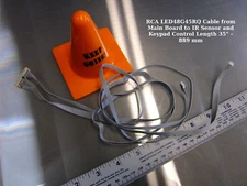 RCA LED48G45RQ Cable from Main Board to IR Sensor and Keypad Control Length 35" 