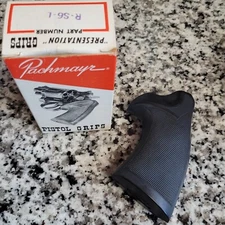 VINTAGE BLACK PACHMAYR PRESENTATION GUN PISTOL GRIP & BOX # R-S6-L Ruger Speed 6