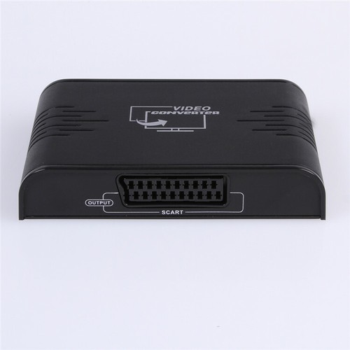 HDMI to SCART Composite Video Converter Stereo Audio Adapter SKY HD Blu-Ray DVD - Picture 4 of 6