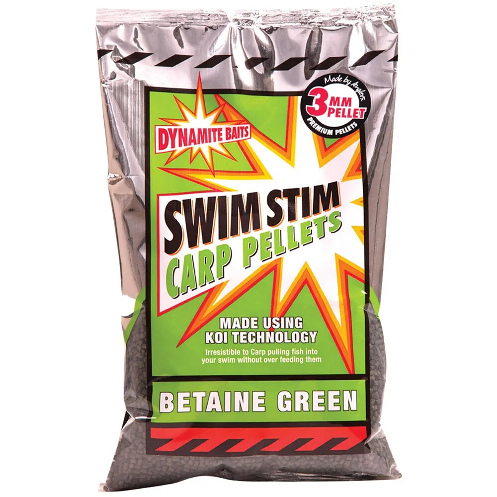 Dynamite Baits Swim Stim Betaine Green Pellets 3mm 900g