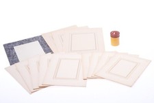 ✅ 13 CORNICI ANTICHE DIFF.SIZE PASSE PARTOUTS 6X9 6,5X11 9X12 FOTOGRAFIE IMMAGINI