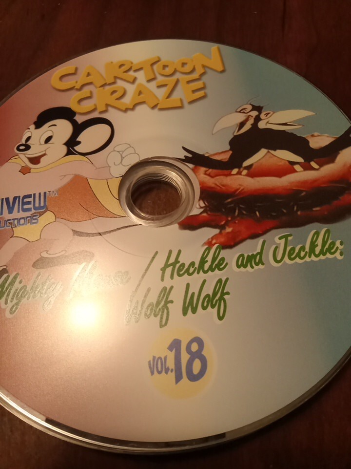 CARTOON CRAZE VOL18 DVD DISC ONLY USED TESTED FREESHIP NO TRACKING