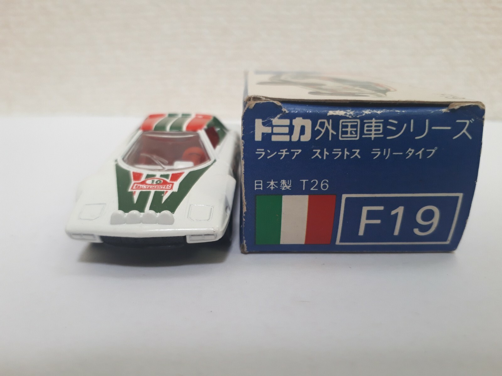 (3858)トミカ 青箱 日本製 ランチア ストラトス ラリー タイプ ギフト品 3462)トミカ 青箱 日本製 ランチア ストラトス ラリー タイプ - メルカリ