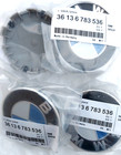 Original BMW set of 4 Alloy Wheel Centre Caps in Black/Blue/White 68mm 27inch