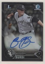 2016 Bowman Draft Chrome Pick Black Refractor 56/75 Zack Burdi #CDA-ZB Auto i5q