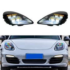 For Porsche Cayman 981 2014-2016 LED Dynamic DRL Headlights Projector Assembly