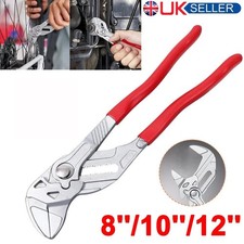 8/10/12 Inch Adjustable Water Pump Plier Plumber Pipe Wrench Household Tools NEW
