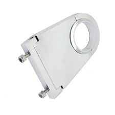 SAGE PERFORMANCE Chrome Aluminum Steering Column 4-1/2 Drop Swivel Fits 2 2...