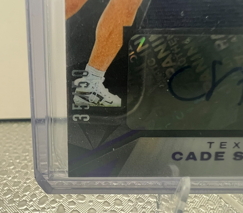 2024 Panini Black Cade Stover RC Sizeable Signatures Patch Auto #35/50 #SSR-CSR - Bild 3 von 6