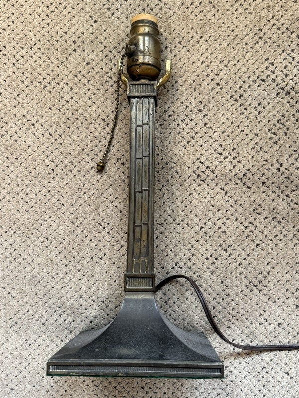 Hubbell Socket Acorn Pull Chain Art Deco Brass Lamp Rare!