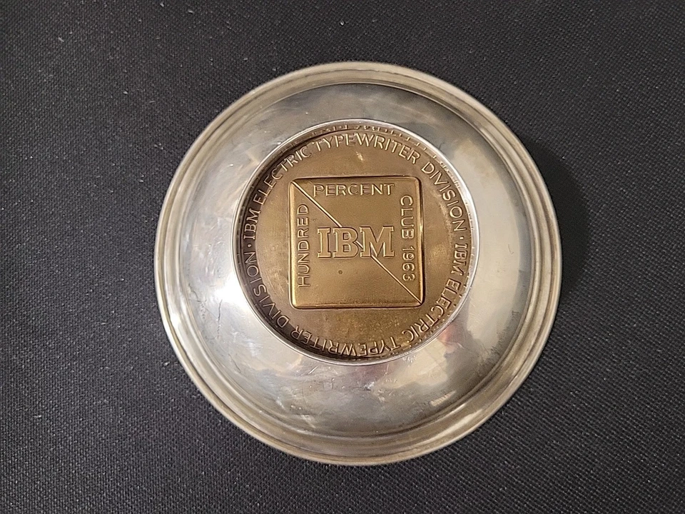 Raro CARTIER "Feria Mundial de Nueva York 1963 Club IBM máquina de escribir eléctrica" esterlina Foto 4 de 4