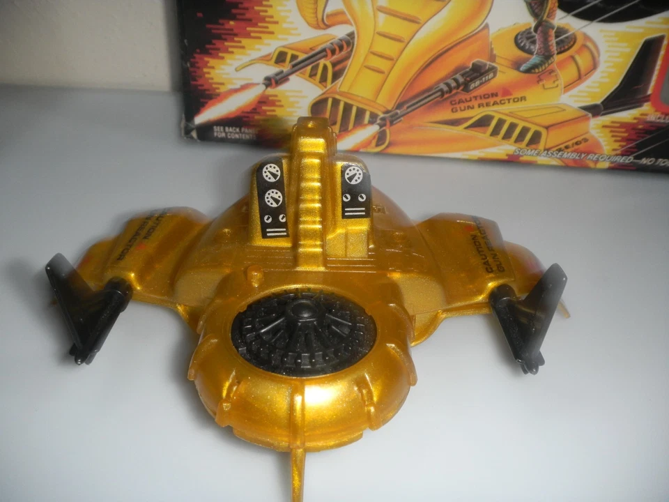 Complete 1986 Serpentor in Box Cobra Figure & Air Chariot G.I. GI Joe 3.75 ARAH - Image 3 of 4