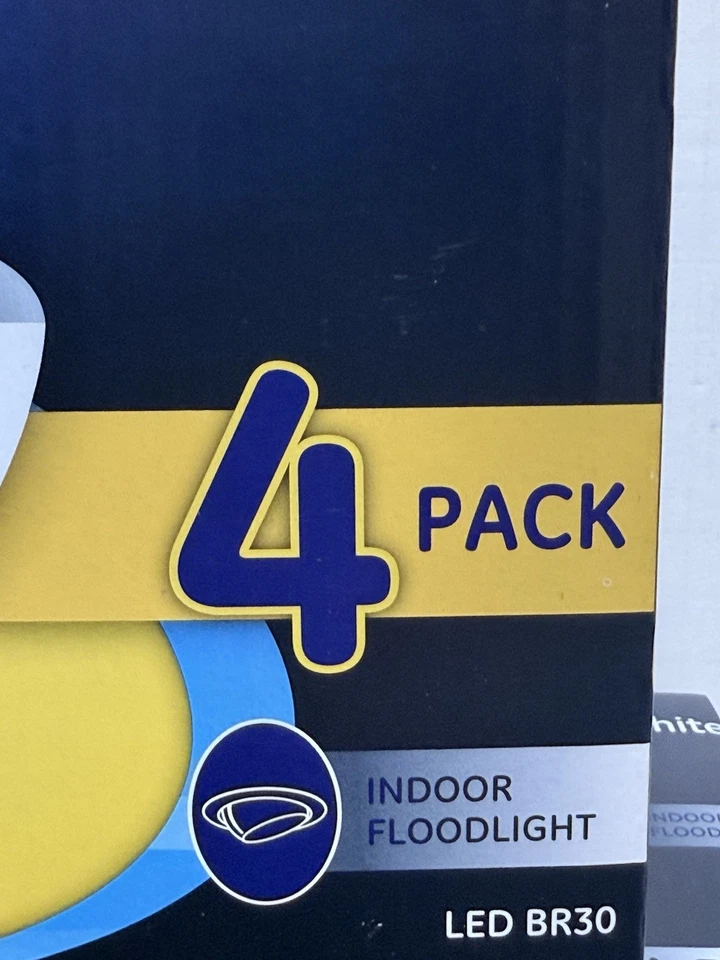 12PAK GE LED BR30 Floodlight Bulb Soft White Dimmable 10 Watt (65w Replacement) - Image 4 of 4