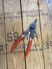 Vintage WALDES TRUARC Snap Ring Pliers 6" External Internal Straight Tip USA