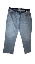 ABERCROMBIE  FITCH The Baggy Low Rise Jeans Women 33 16s Curve Love Light Blue