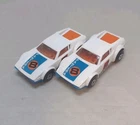 Matchbox Lesney Superfast No8 DE TOMASO PANTERA X2 " LIGHT & DARK BLUE BASES "