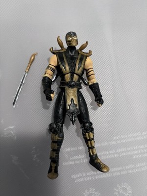 Jazwares Toys 2011 Mortal Kombat Scorpion 4-inch Action Figure Midway MK9 1:18