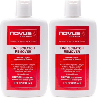 Novus 7030 | Fine Scratch Remover #2 | 2 Pack, 8 Ounce Bottles 2 Pack 