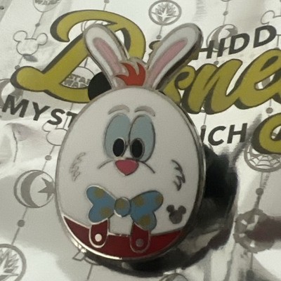 Disney Parks Roger Rabbit Easter Egg Pin Hidden Mickey Chaser Completer NEW