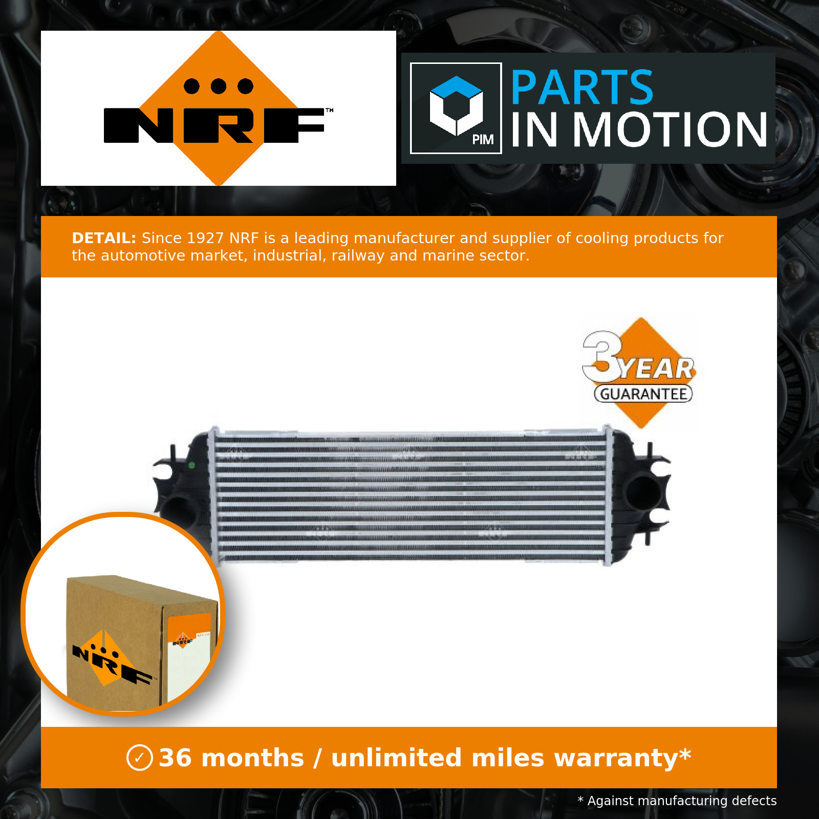 NRF 30875 Intercooler, charger for ,NISSAN,OPEL,RENAULT,VAUXHALL - Image 3