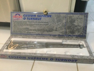 Atlas #7021 O Gauge 2-Rail #7.5 Left Hand Switch NEW
