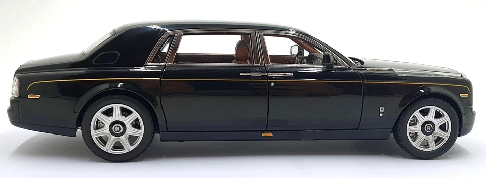 Kyosho escala 1/18 diecast 0884DBK2 - Rolls Royce Phantom Extended Diamond negro Foto 3 de 4