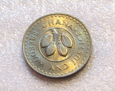 1967 Ghana 10 Pesewas unc Coin