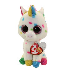 TY Beanie Boos - HARMONIE the Unicorn (Glitter Eyes) (6 inch) MWMTs Boo Toy
