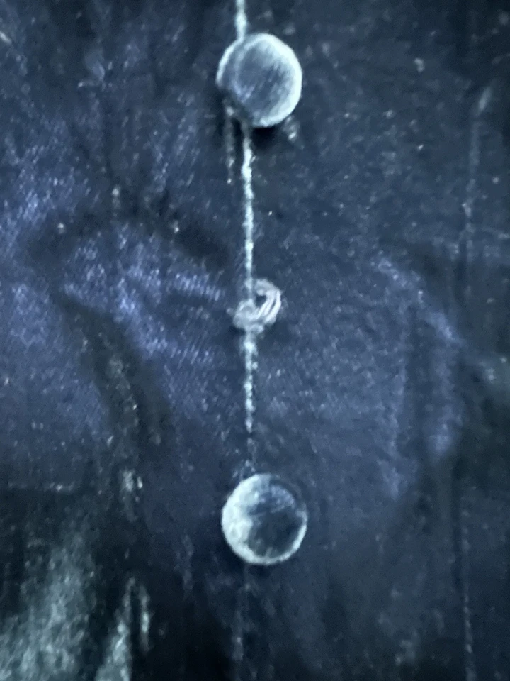 Shoshanna Barnet Velvet Dress Size 10 Assymetrical Whimsigoth Romantic Ruffle - image 4 of 4