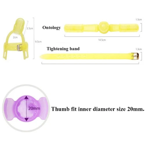 Stop Finger Daumenlutschen Silikon für Baby Kinder 0-5Y Anti-Essen Hand Daumen - Bild 5 von 6