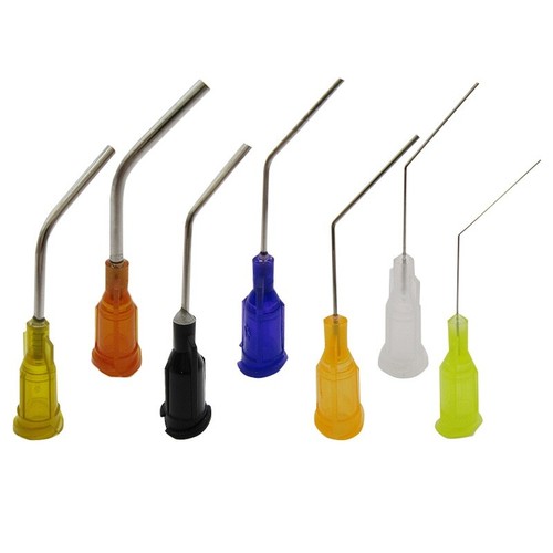 100pcs Pre-Bent Blunt Tip Liquid Glue Dispenser Needle Stainless Steel Tips - Picture 6 of 24