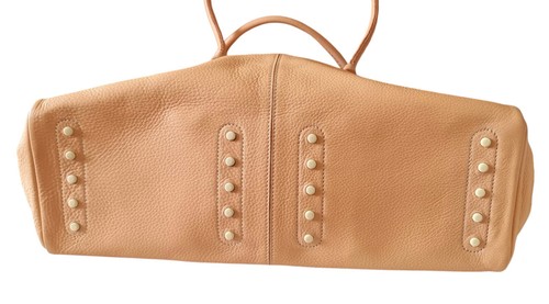 Tod's Large Leather Tote Bag shopper borsa in pelle borsa a tracolla beige come nuova - Foto 5 di 7