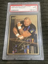 Rare 1994 Action Packed WWF #1 Bam Bam Bigelow Rookie Psa 9 Pop 1/2