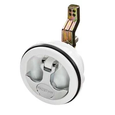 Whitecap S-0230WC White/Chrome T-Handle Latch - Packaged (S-0230WC)