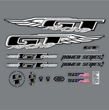 1998 GT BMX - Power Series 1.0 - decal set for blue frame