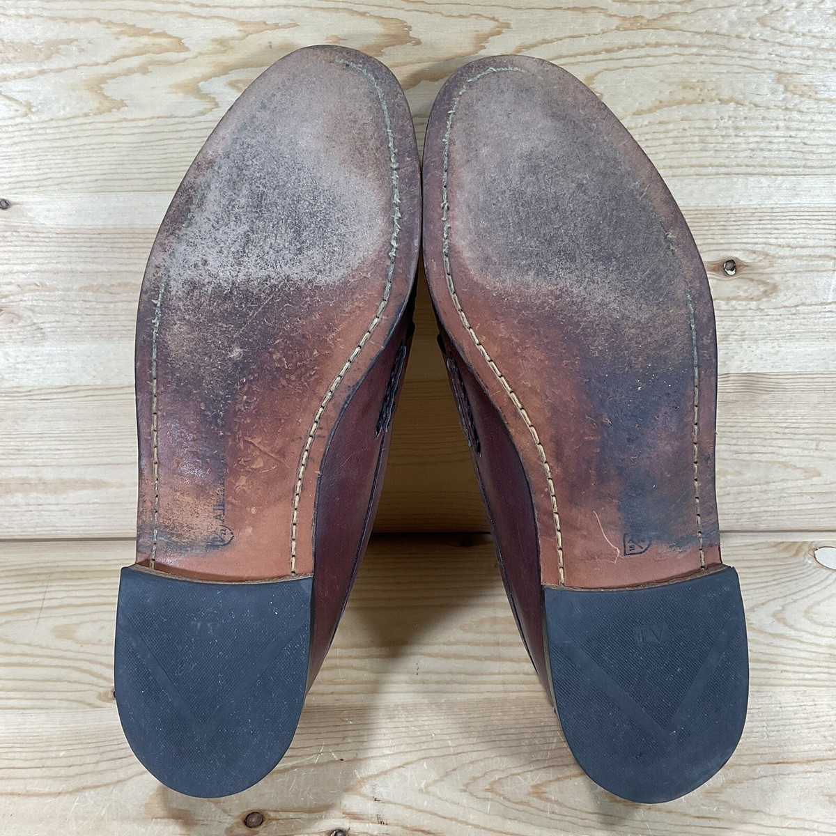 Allen Edmonds Schreier Tassel Loafer Men’s 12 D Brown Leather Slip On 50193 USA ✓ALLEN EDMONDS Schreier 50193 Burgundy | Mercari main image 4