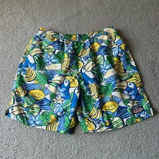 NEW Vineyard Vines Shorts Mens Large Blue Swim Trunks Under the Sea Inner Brief