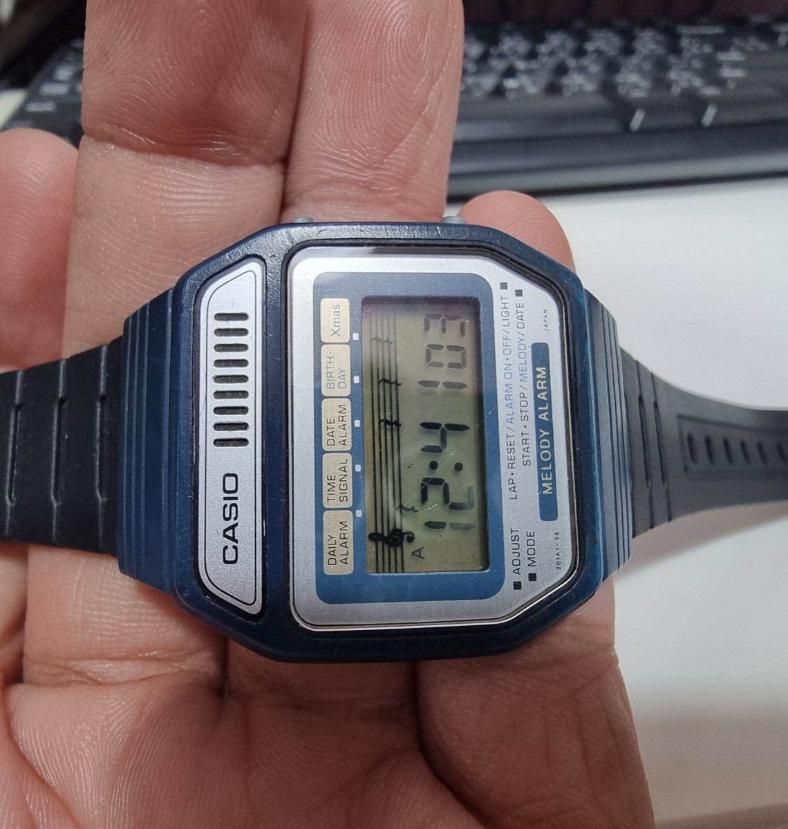 Vintage Casio 82H108 Digital Melody Musical Alarm 1980s