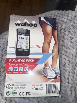 Wahoo Fitness Run / Gym Pack with Heart Rate Sensor for iPhone iPod iPad NOS