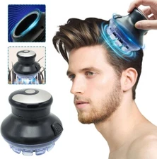 Cordless Circular Hair Clipper with LED Display Automatic Circular Hair Trimmer
