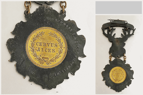 1903 BPOE Elks Detroit Michigan No 34 Badge Medal Fob Grande Lodge Baltimore - Picture 4 of 4