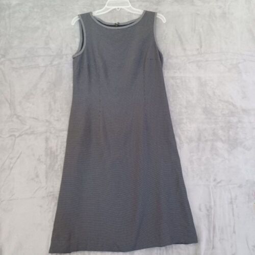 Traje Blazer Vestido Liz Claiborne Talla 8 Hasta la Rodilla Cambio Academia Ropa Profesional Gris - Imagen 2 de 11